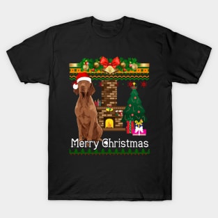 Ugly Christmas Sweater VIZSLA T-Shirt